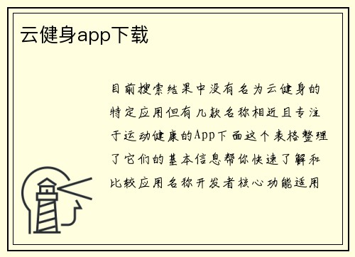 云健身app下载